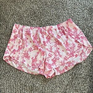 Adore Me Floral Pink Pajama Shorts Size 2X